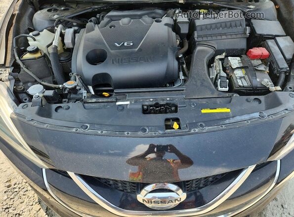 1N4AA6AP6JC378104 2018 NISSAN MAXIMA Black Rear interior view