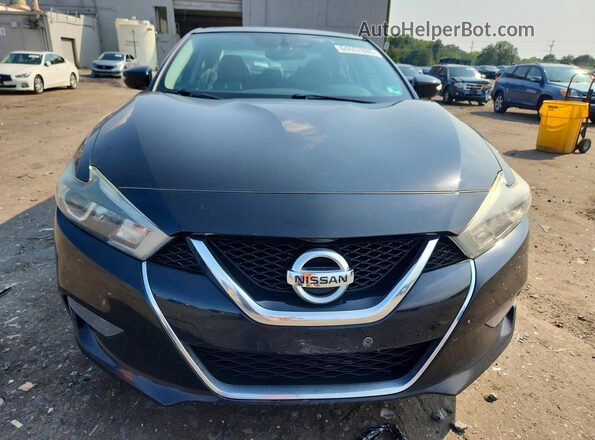 1N4AA6AP6JC401493 2018 NISSAN MAXIMA Black Widok z przodu