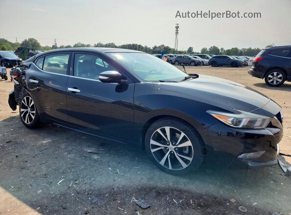 1N4AA6AP6JC401493 2018 NISSAN MAXIMA Black Przód prawy