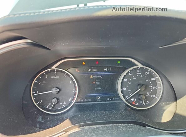 1N4AA6AP6JC401493 2018 NISSAN MAXIMA Black Widok zestawu wskaźników