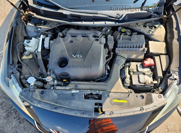1N4AA6AP6JC401493 2018 NISSAN MAXIMA Black Widok wnętrza z tyłu