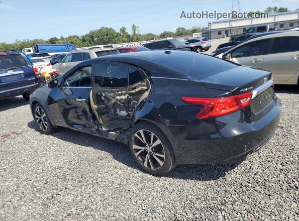 1N4AA6AP6JC401543 2018 NISSAN MAXIMA Black უკანა მარცხენა