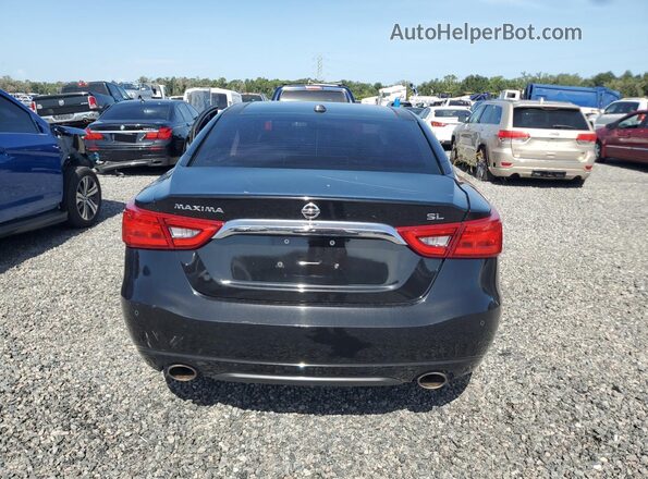 1N4AA6AP6JC401543 2018 NISSAN MAXIMA Black უკანა ხედი