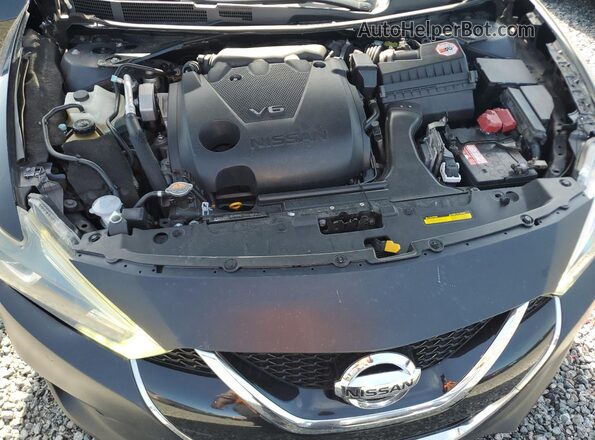 1N4AA6AP6JC401543 2018 NISSAN MAXIMA Black უკანა სალონის ხედი