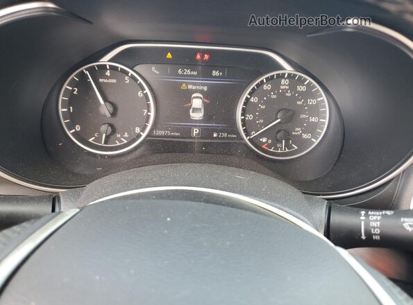 1N4AA6AP6JC401543 2018 NISSAN MAXIMA Black ხელსაწყოთა პანელის ხედი