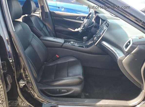 1N4AA6AP6JC401543 2018 NISSAN MAXIMA Black წინა სალონის ხედი