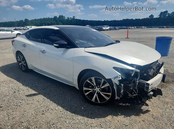 1N4AA6AP6JC402207 2018 NISSAN MAXIMA White Przód prawy