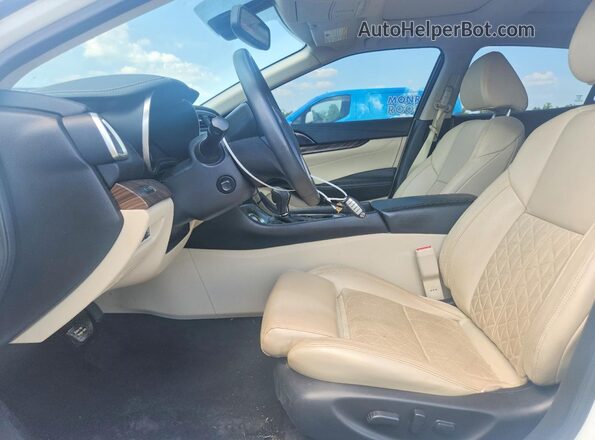 1N4AA6AP6JC402207 2018 NISSAN MAXIMA White Widok wnętrza z przodu