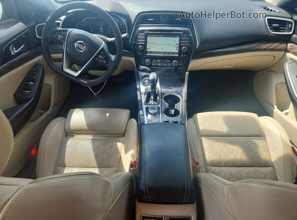 1N4AA6AP6JC402207 2018 NISSAN MAXIMA White Widok deski rozdzielczej