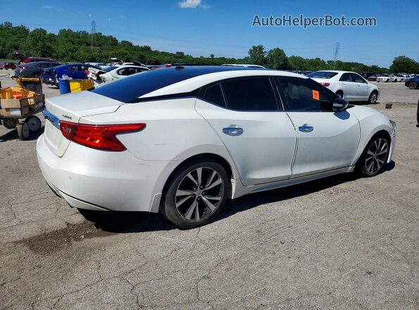 1N4AA6AP6JC403857 2018 NISSAN MAXIMA Белый Задняя правая четверть