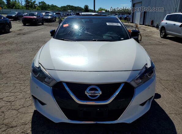 1N4AA6AP6JC403857 2018 NISSAN MAXIMA Белый Вид спереди