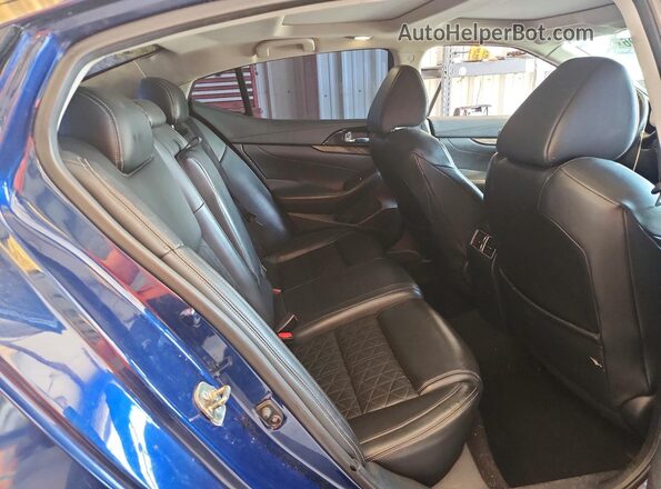 1N4AA6AP7GC421020 2016 NISSAN MAXIMA Blue Vista de los asientos traseros