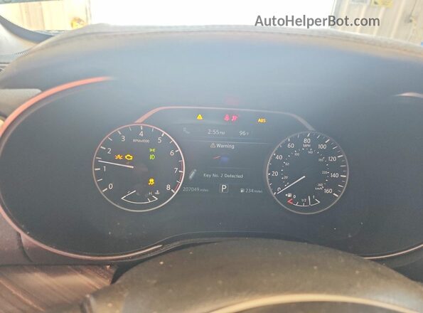 1N4AA6AP7GC421020 2016 NISSAN MAXIMA Blue Vista del cuadro de instrumentos