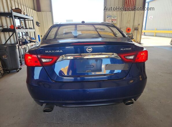 1N4AA6AP7GC421020 2016 NISSAN MAXIMA Blue Vista trasera