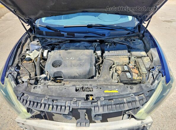 1N4AA6AP7GC421020 2016 NISSAN MAXIMA Blue Vista interior trasera
