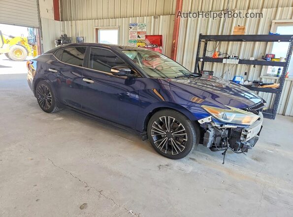 1N4AA6AP7GC421020 2016 NISSAN MAXIMA Blue Delantero derecho