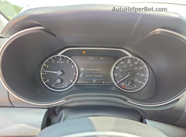 1N4AA6AP7GC428372 2016 NISSAN MAXIMA White Вид щитка приладів