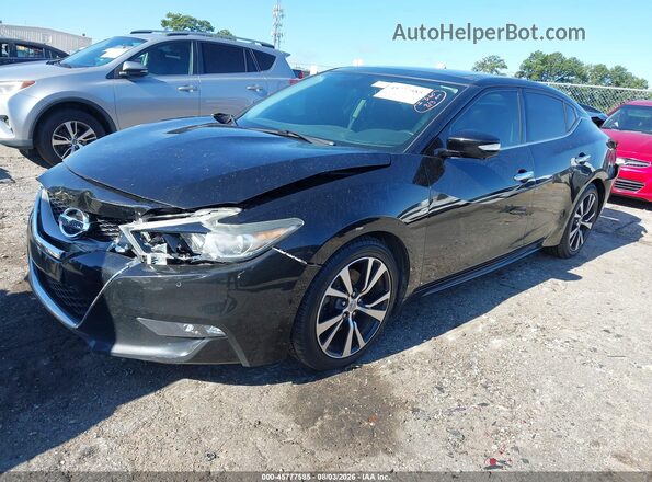 1N4AA6AP7GC446810 2016 NISSAN MAXIMA Black Vista tres cuartos delantera izquierda