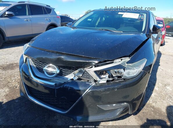 1N4AA6AP7GC446810 2016 NISSAN MAXIMA Black Vista frontal