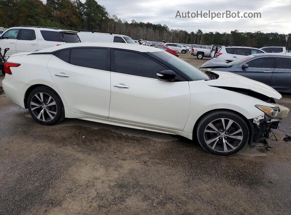 1N4AA6AP7GC900411 2016 NISSAN MAXIMA White Передня права чверть