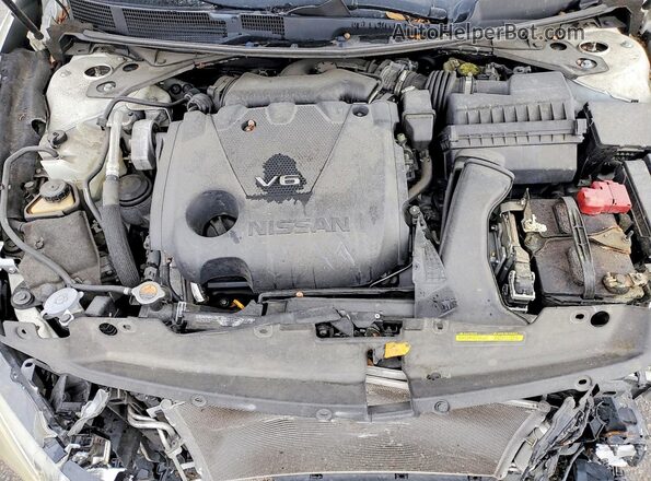 1N4AA6AP7GC900411 2016 NISSAN MAXIMA White Вид задньої частини салону