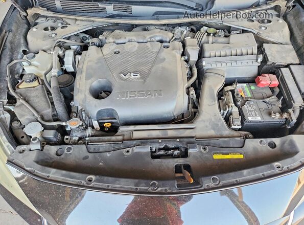 1N4AA6AP7GC905401 2016 NISSAN MAXIMA Black უკანა სალონის ხედი