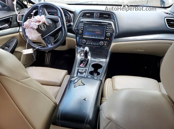 1N4AA6AP7HC364447 2017 NISSAN MAXIMA Black წინა პანელის ხედი