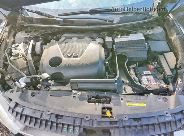 1N4AA6AP7HC364447 2017 NISSAN MAXIMA Black უკანა სალონის ხედი