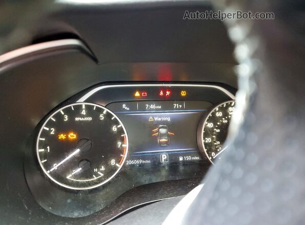 1N4AA6AP7HC364447 2017 NISSAN MAXIMA Black ხელსაწყოთა პანელის ხედი