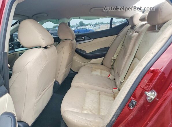 1N4AA6AP7HC369728 2017 NISSAN MAXIMA Темно-бордовый Вид задних сидений