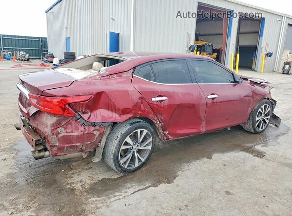 1N4AA6AP7HC369728 2017 NISSAN MAXIMA Темно-бордовый Задняя правая четверть
