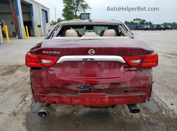 1N4AA6AP7HC369728 2017 NISSAN MAXIMA Темно-бордовый Вид сзади