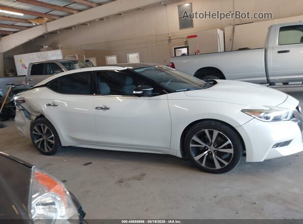 1N4AA6AP7HC404574 2017 NISSAN MAXIMA White Vista interior trasera