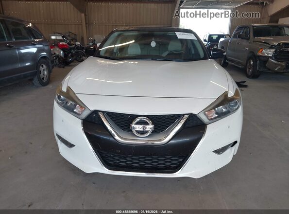 1N4AA6AP7HC404574 2017 NISSAN MAXIMA White Vista del cuadro de instrumentos