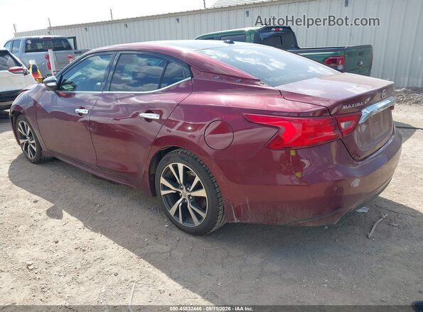 1N4AA6AP7HC409080 2017 NISSAN MAXIMA Maroon Հետևի ձախ