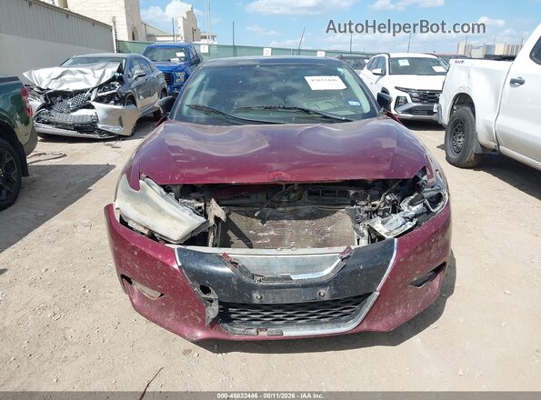 1N4AA6AP7HC409080 2017 NISSAN MAXIMA Maroon Սարքավորումների վահանակի տեսք