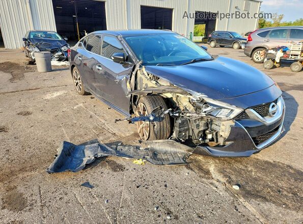 1N4AA6AP7HC419138 2017 NISSAN MAXIMA Blue Delantero derecho