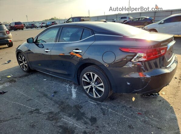 1N4AA6AP7HC419138 2017 NISSAN MAXIMA Blue Trasero izquierdo