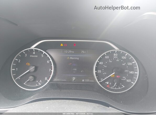 1N4AA6AP7HC446100 2017 NISSAN MAXIMA Gray უკანა სავარძლების ხედი