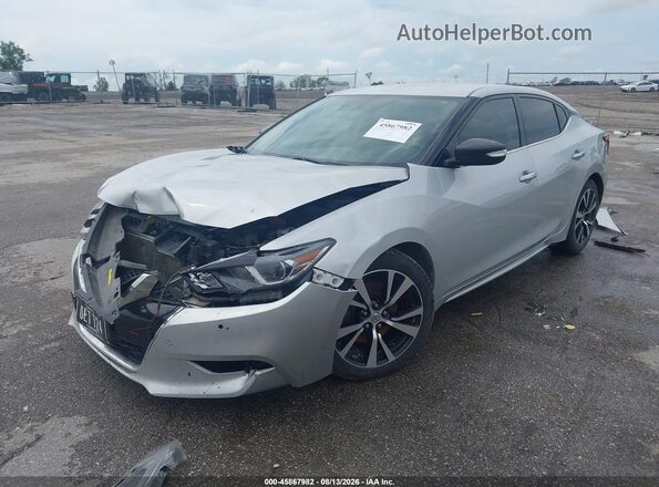 1N4AA6AP7HC446100 2017 NISSAN MAXIMA Gray წინა მარცხენა ხედი სამი მეოთხედიდან