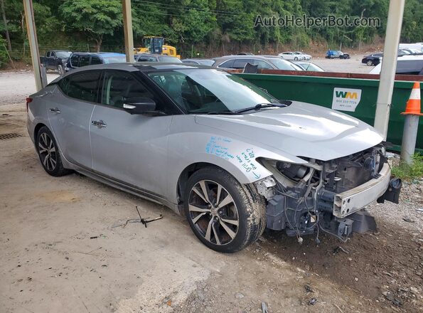1N4AA6AP7HC446789 2017 NISSAN MAXIMA Silver Передня права чверть