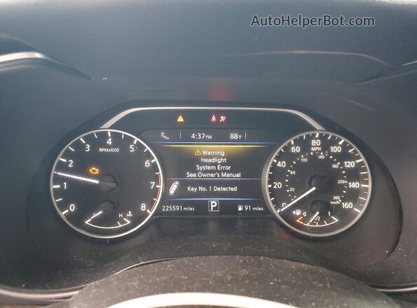 1N4AA6AP7HC446789 2017 NISSAN MAXIMA Silver Вид щитка приладів