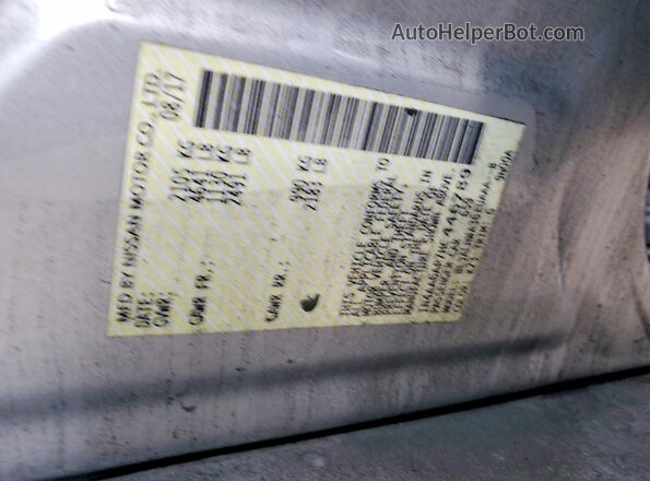 1N4AA6AP7HC446789 2017 NISSAN MAXIMA Silver Вид підкапотного простору