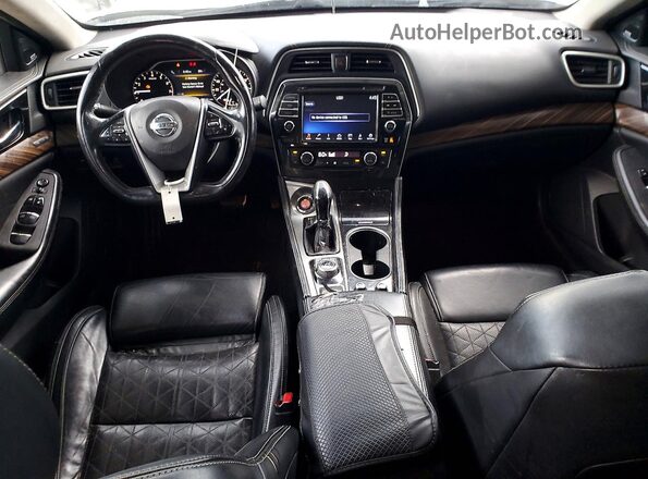 1N4AA6AP7HC446789 2017 NISSAN MAXIMA Silver Вид панелі приладів