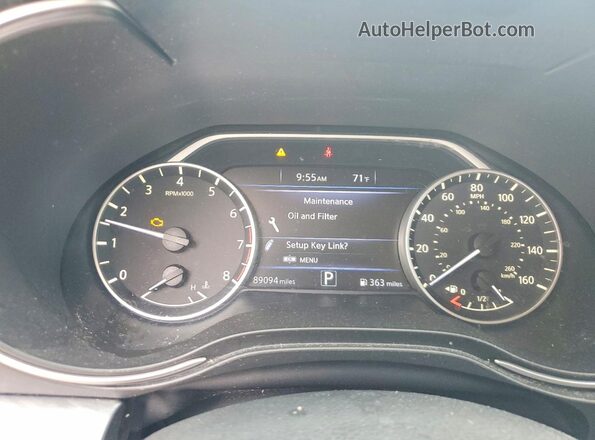 1N4AA6AP7HC453967 2017 NISSAN MAXIMA Gray Vista del cuadro de instrumentos