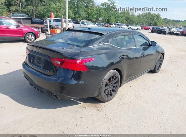 1N4AA6AP7JC363448 2018 NISSAN MAXIMA Черный Задняя правая четверть