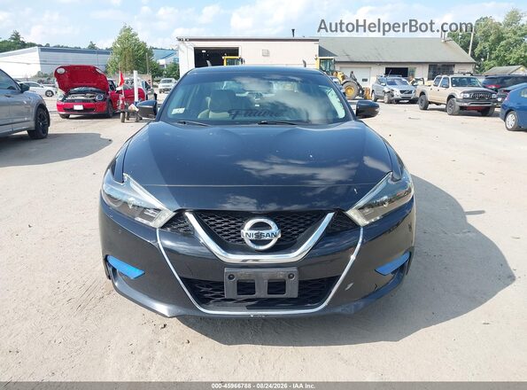 1N4AA6AP7JC363448 2018 NISSAN MAXIMA Черный Вид щитка приборов