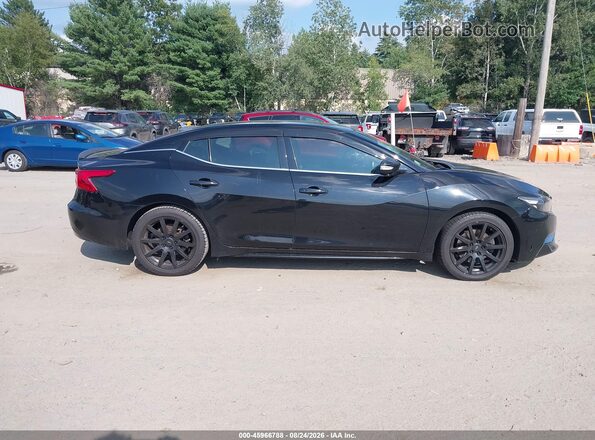 1N4AA6AP7JC363448 2018 NISSAN MAXIMA Черный Вид задней части салона