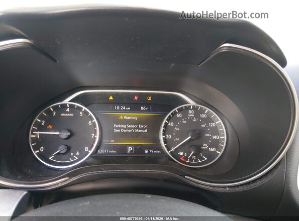 1N4AA6AP7JC374367 2018 NISSAN MAXIMA Gray Rear seats view