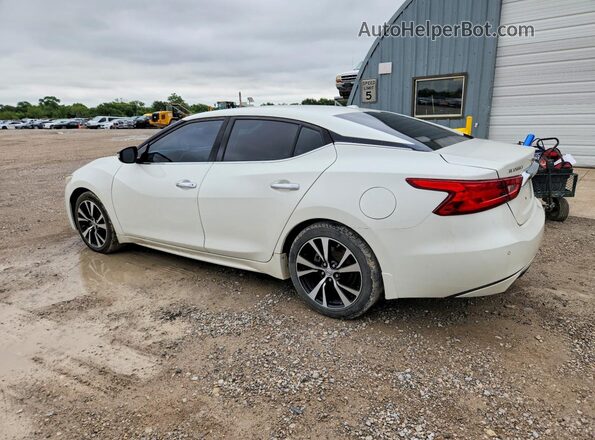 1N4AA6AP7JC401681 2018 NISSAN MAXIMA Белый Задняя левая четверть